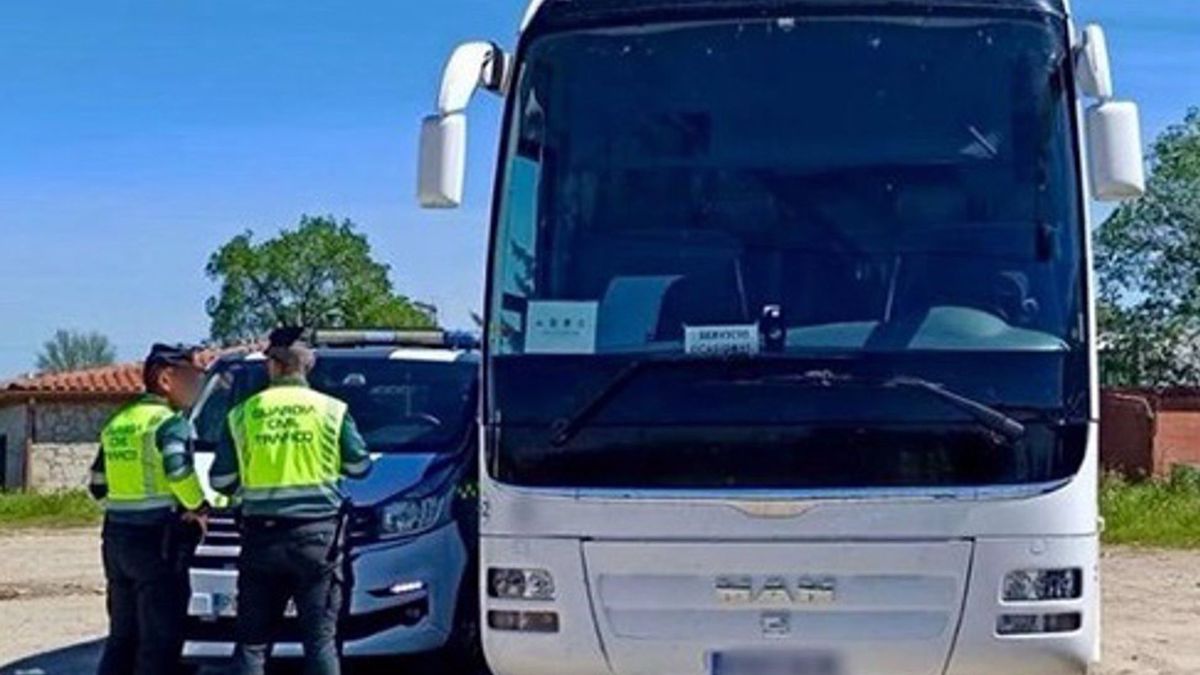 Inmovilizado un autobús escolar en Albox (Almería) cuyo conductor circulaba drogado