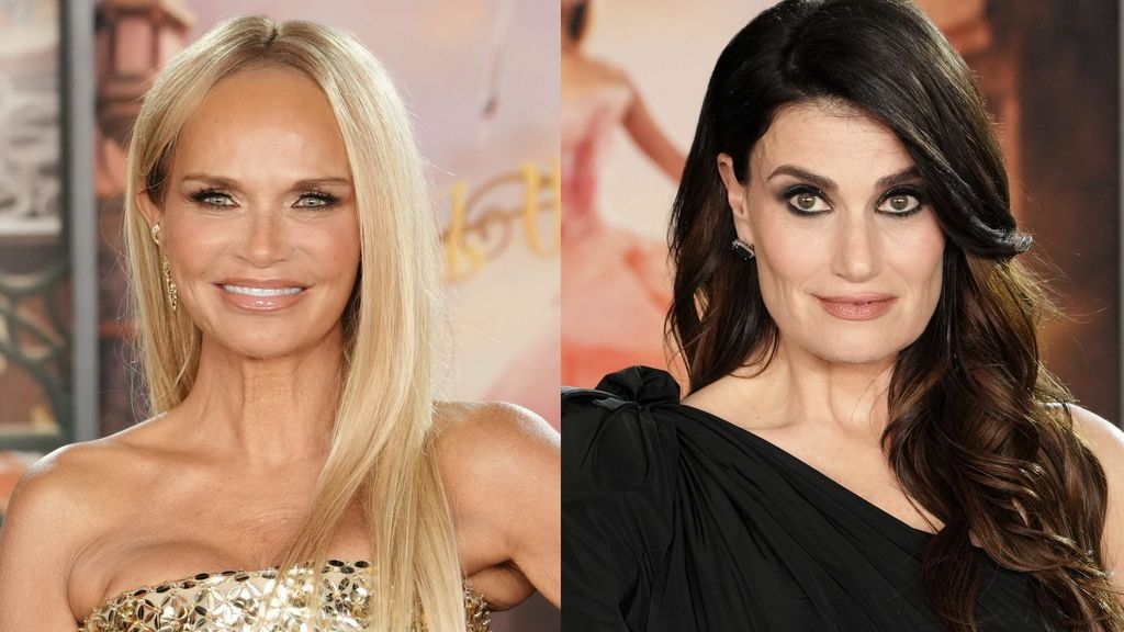 Kristin Chenoweth e Idina Menzel, en fotos de archivo