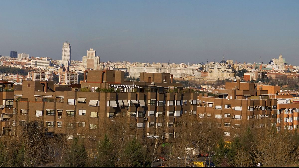 Panorámica de Madrid desde Los Cármenes