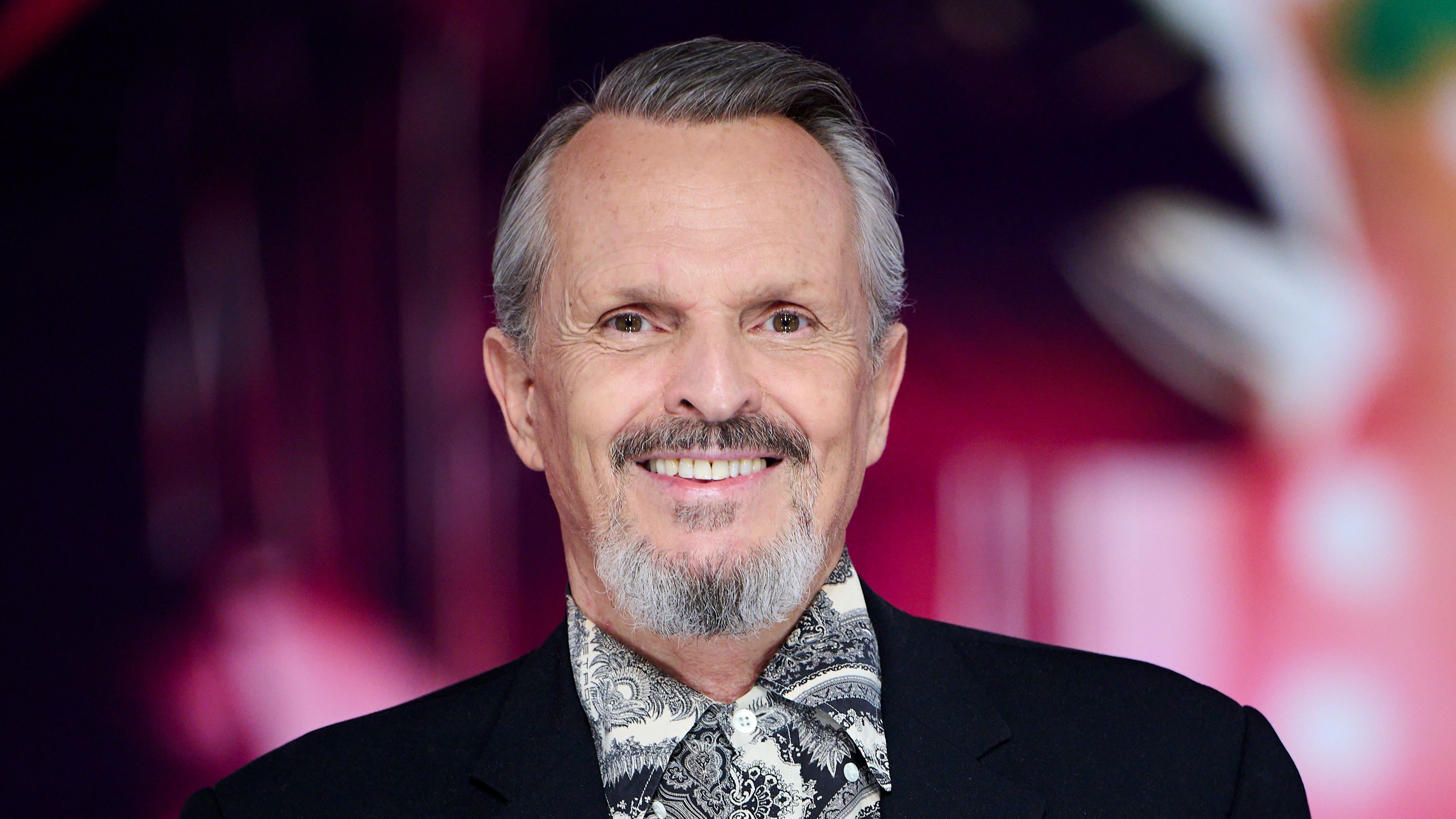 El cantante español Miguel Bosé