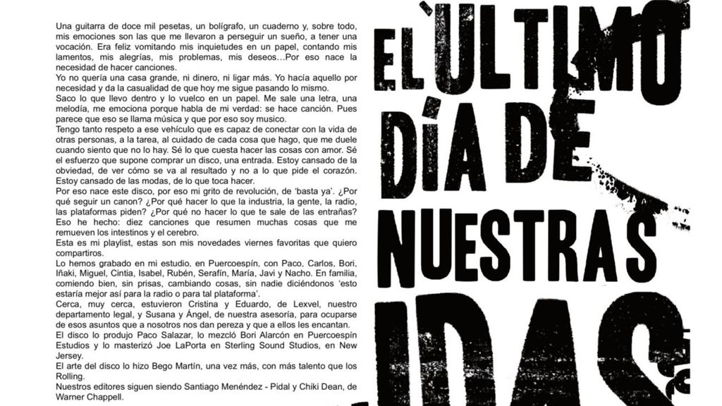 El fanzine de Dani Martín.