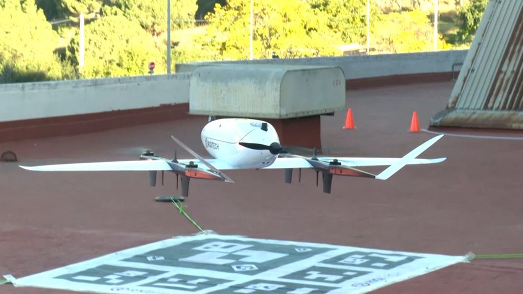 El transporte de muestras biológicas con dron en Girona