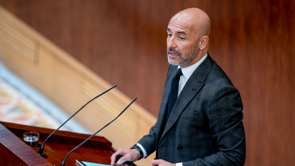 Jesús Celada Pérez durante una intervención en la Asamble de Madrid en su anterior cargo de portavoz adjunto del PSOE