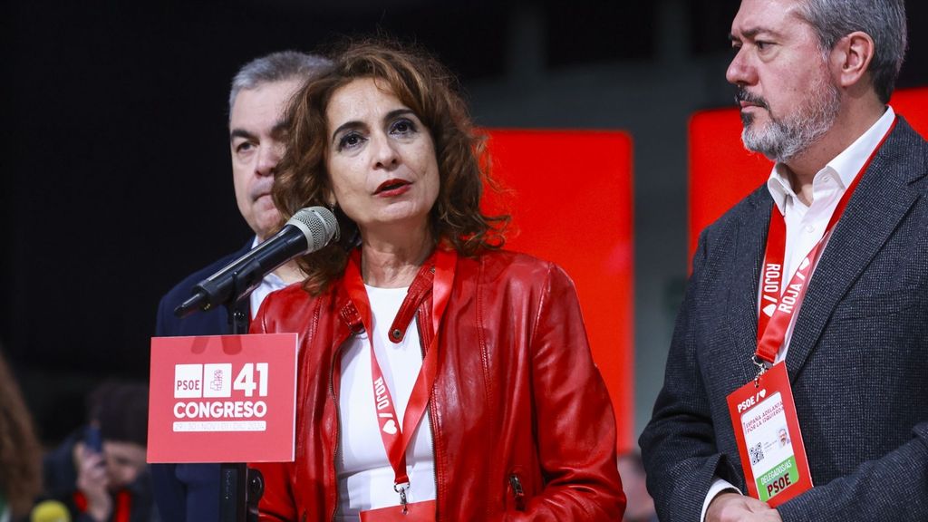 María Jesús Montero durante el primer día del 41 Congreso Federal del PSOE en Sevilla.