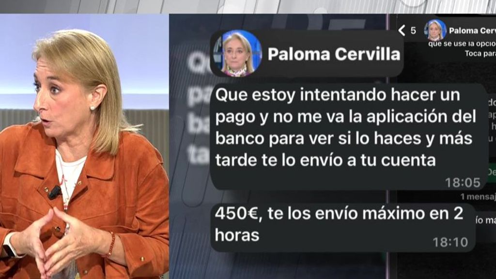 Paloma Cervilla sufre un hackeo con el que han intentado estafar a Nacho Abad