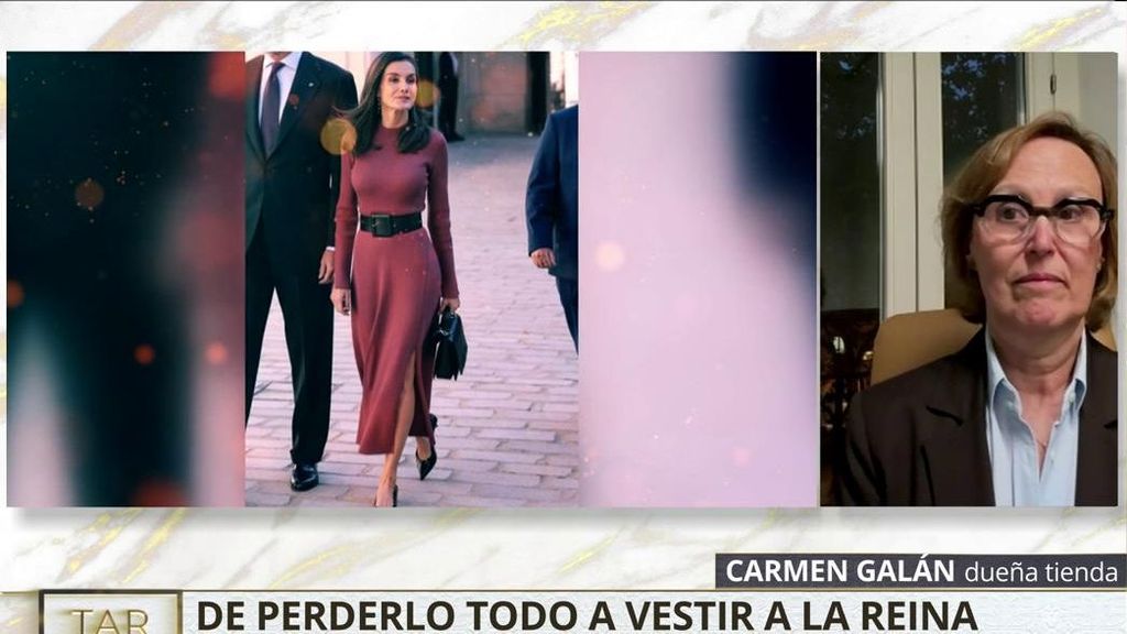 Carmen cuenta cómo ha pasado de perder su tienda por la DANA a vestir a la reina Letizia: "Creía que era una broma"