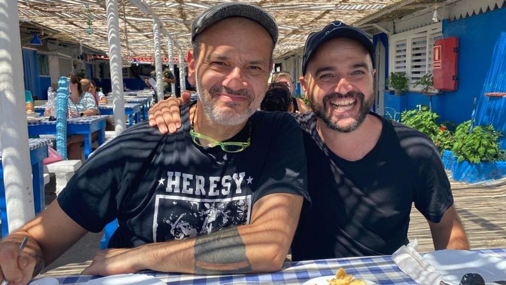 Álex Montiel, cocinero, y Marc Casanovas, periodista, juntos