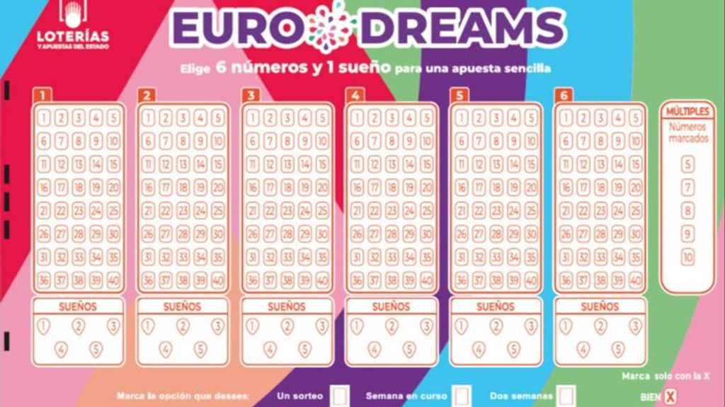 Boleto de Eurodreams