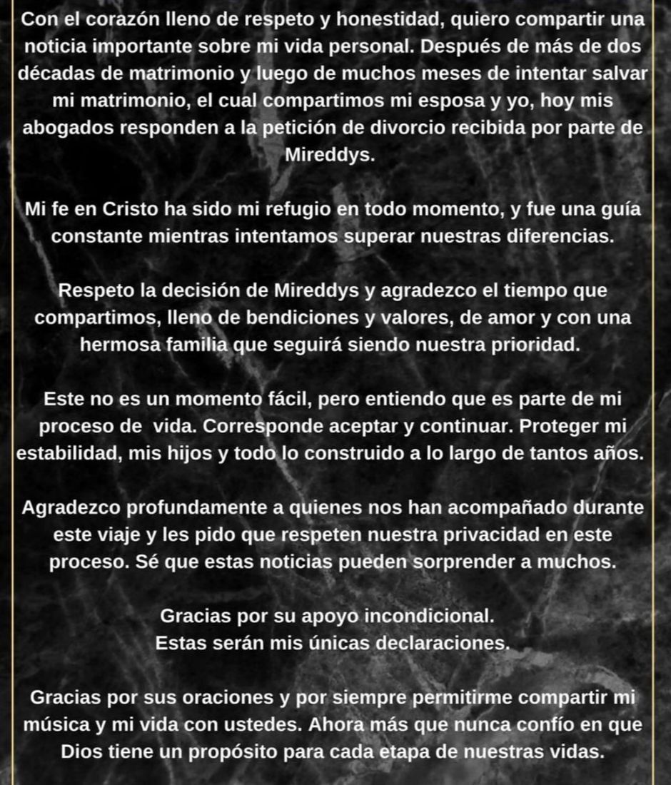 El mensaje de Daddy Yankee.