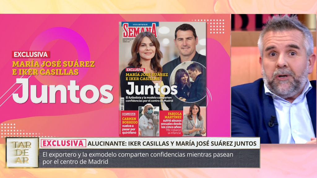 Exclusiva | Las imágenes de Iker Casillas y María José Suárez, juntos: "Se fueron a cenar con unos amigos y luego se marcharon juntos"