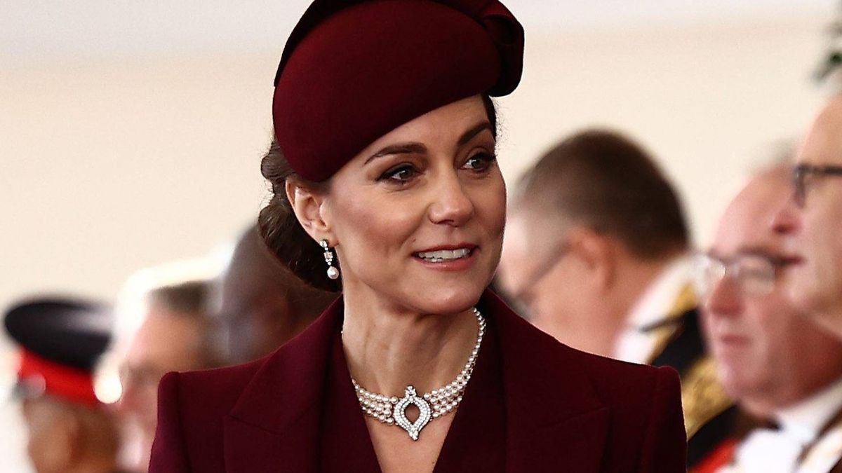 Kate Middleton durante el acto celebrado hoy en Londres