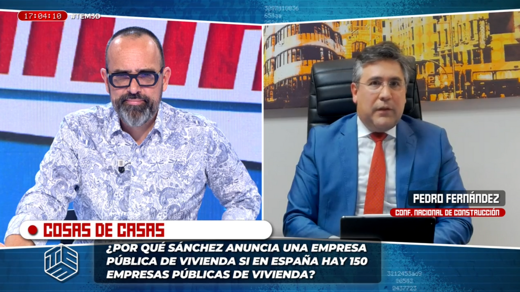 Pedro Fernández, sobre la nueva empresa pública de vivienda en España: "Necesitamos más oferta para que no se disparen los precios"