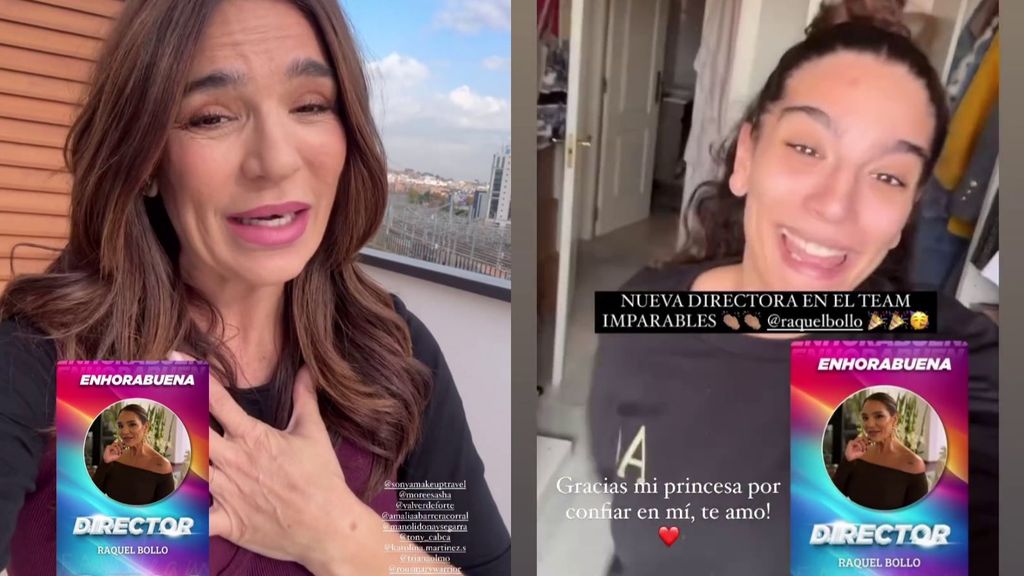 Raquel Bollo celebra su último logro y se lo agradece a su hija Alma, que le hizo entrar en el negocio