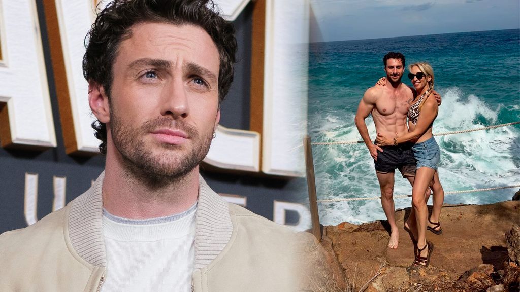 Aaron Taylor-Johnson y su mujer, Sam