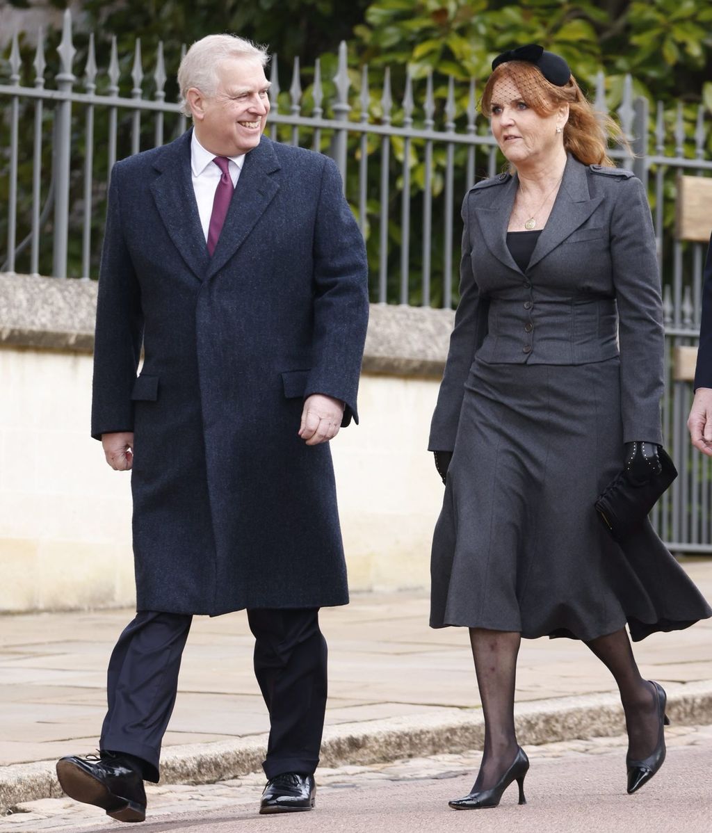 El príncipe Andrés y Sarah Ferguson en una imagen de archivo.