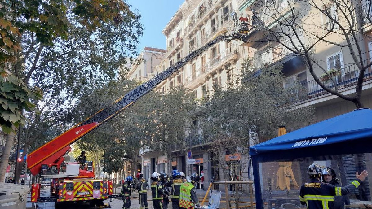 Incendio en Barcelona