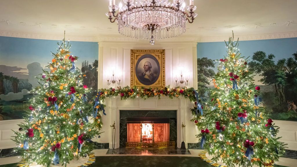 Navidad en la Casa Blanca: Diplomatic Reception Room - Sala de Recepciones Diplomáticas