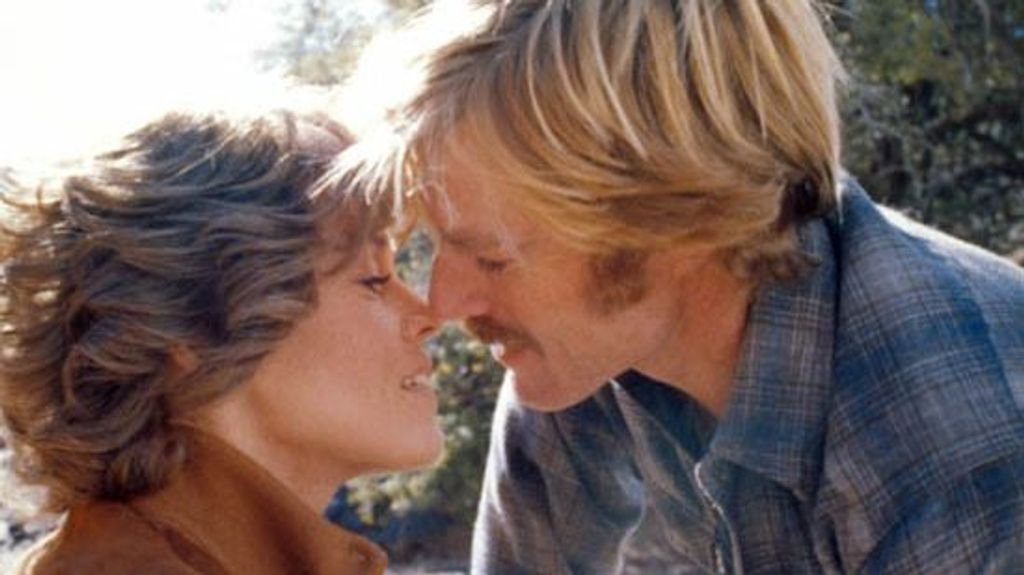 Robert Redford y Jane Fonda, el beso más caro de Hollywood