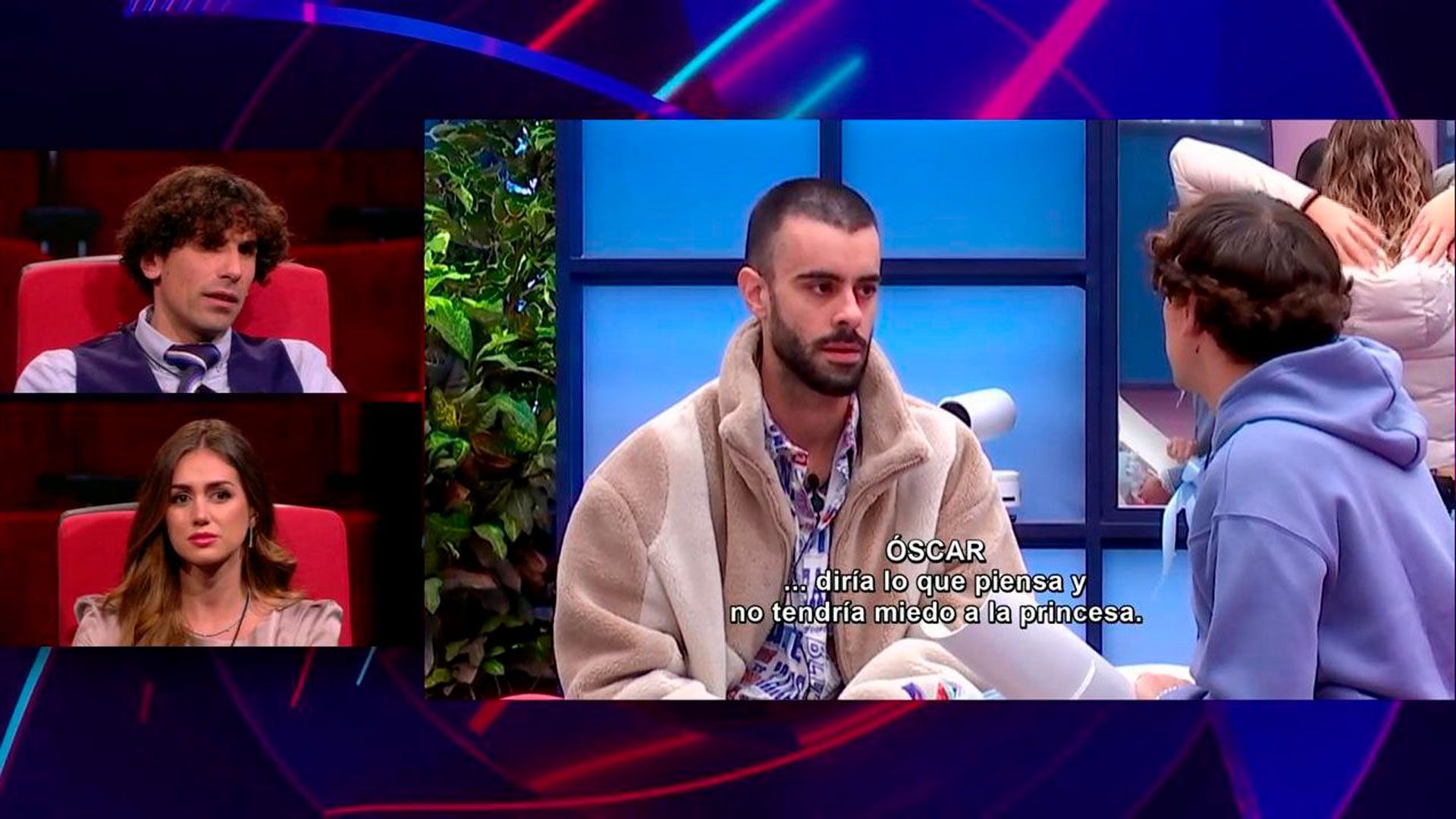 Maica y Óscar ven las imágenes de su relación y lo que han hablado con sus compañeros en el cine de 'Gran Hermano' Gran Hermano Gala 2024 Top Vídeos 760