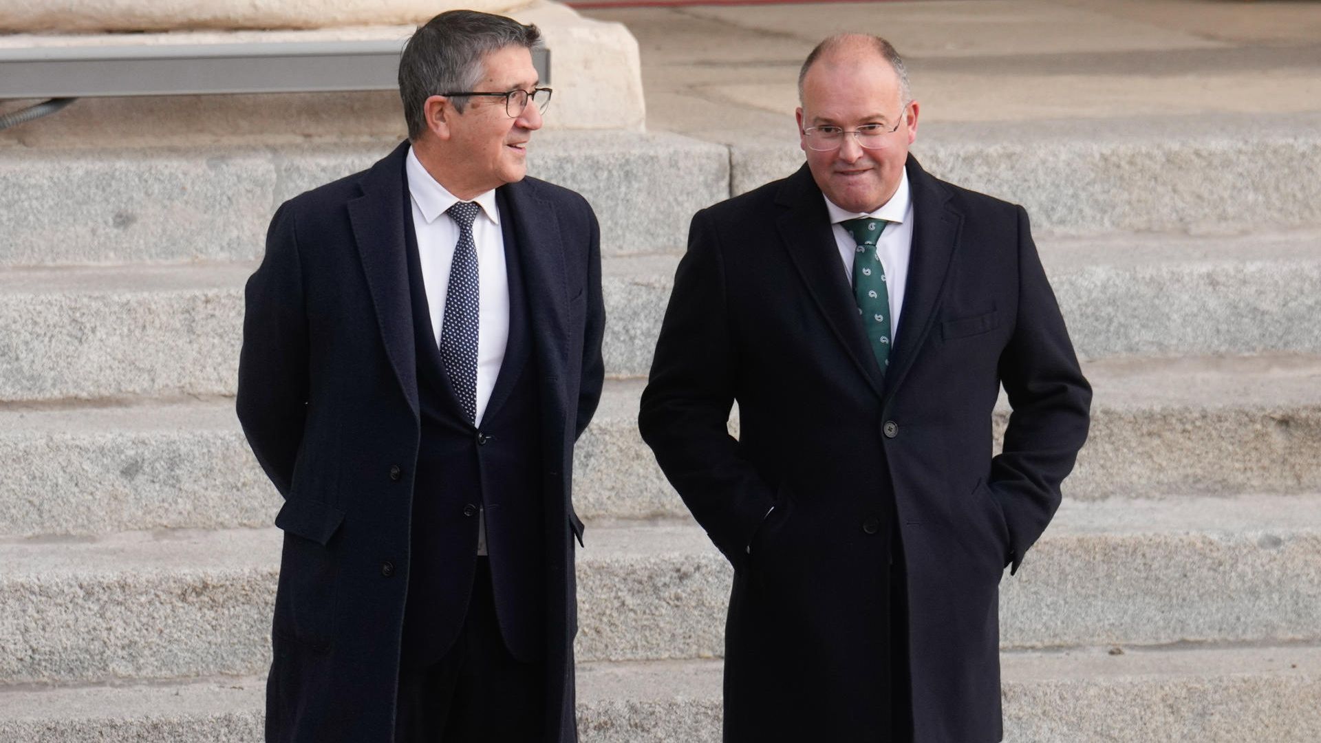 Patxi López y Miguel Tellado el Día de la Constitución