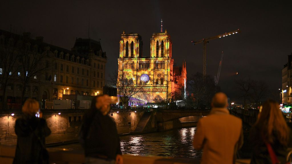 El momento más emotivo de la reapertura de Notre Dame