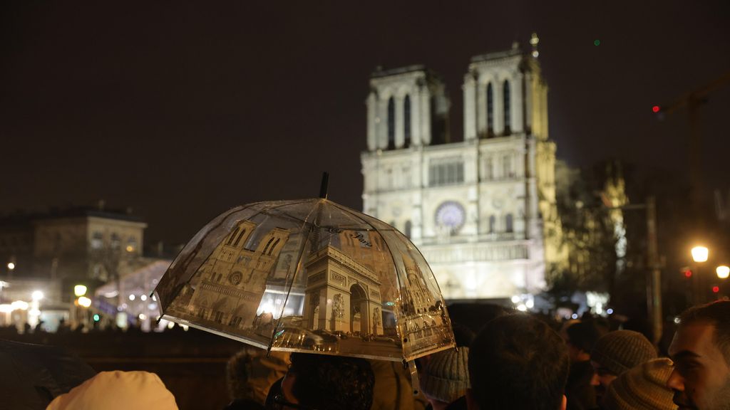 El momento más emotivo de la reapertura de Notre Dame