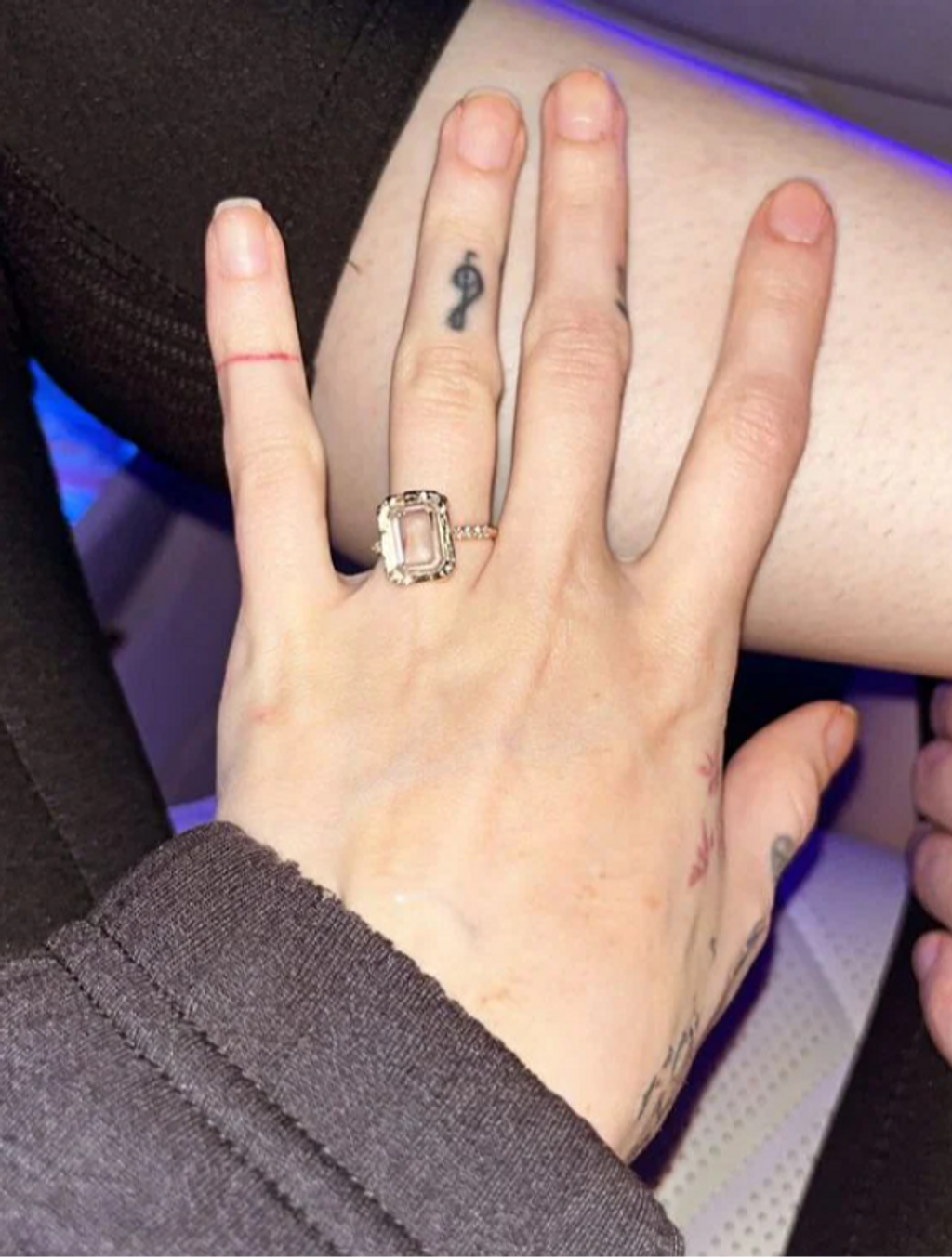 El anillo de compromiso de Paris Jackson