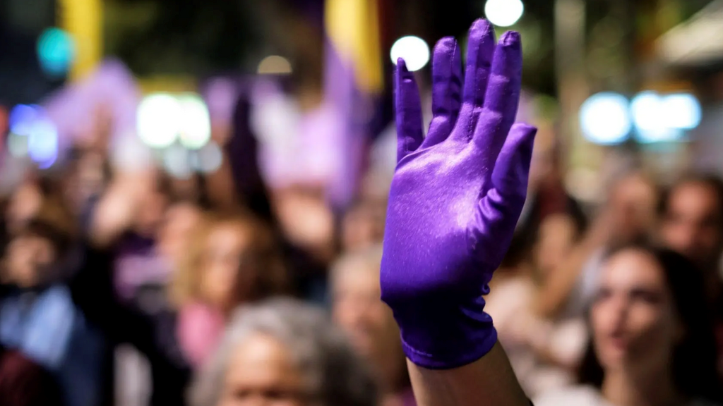 Foto de archivo de una manifestación de la Red Feminista