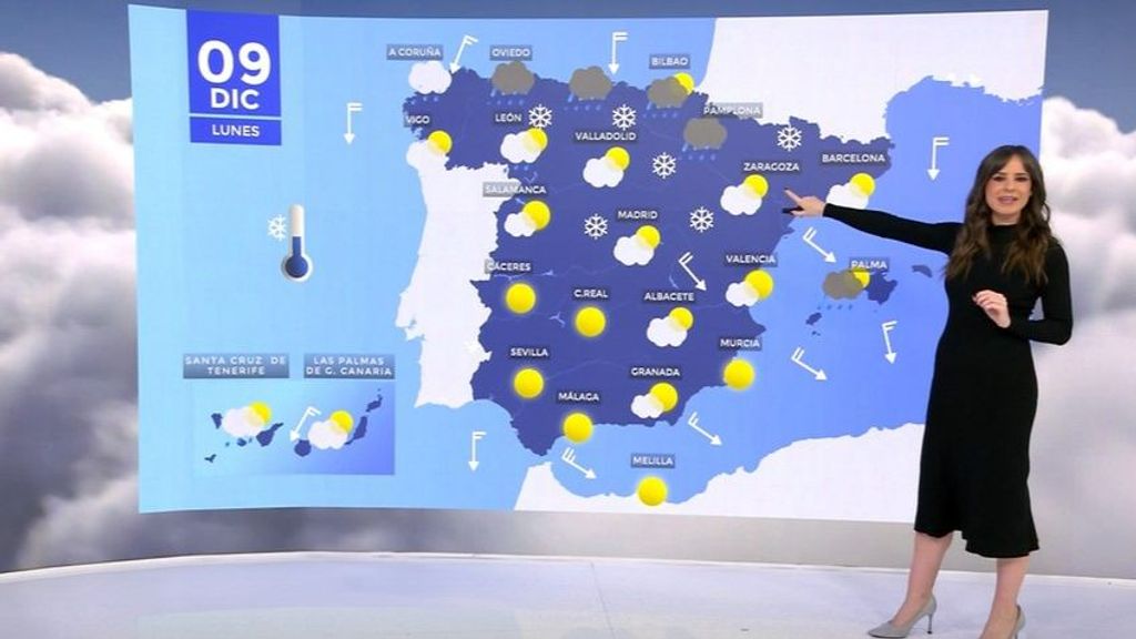 La nieve pone en alerta a 12 CCAA: Asturias y Castilla y León, en aviso rojo por nieve