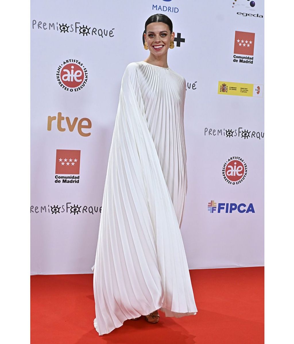 Actress Clara Alvarado at photocall for the 29th annual Jose Maria Forque Awards in Madrid on Saturday, 16 December 2023.