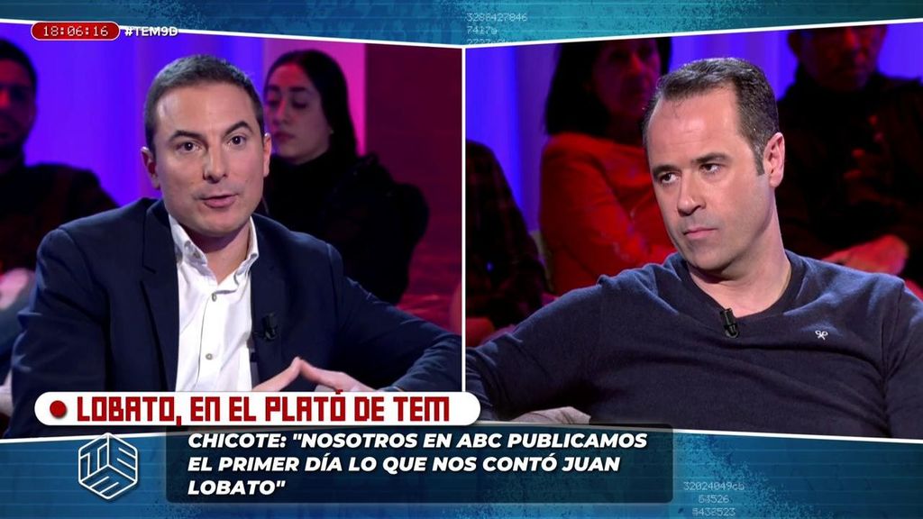 El cara a cara entre Juan Lobato y Javier Chicote