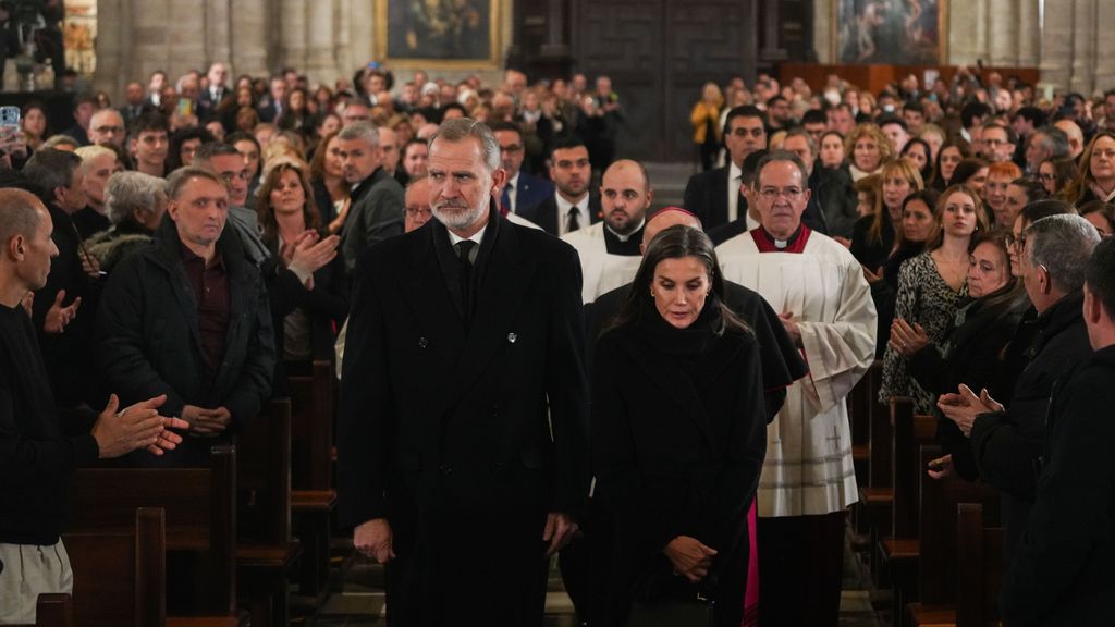 EuropaPress 6395955 reyes felipe vi letizia misa funeral fallecidos inundaciones provocadas