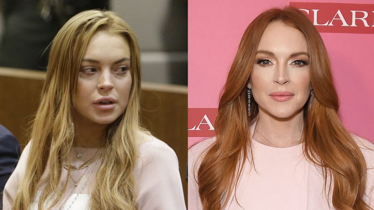 Lindsay Lohan en 2013 y ahora