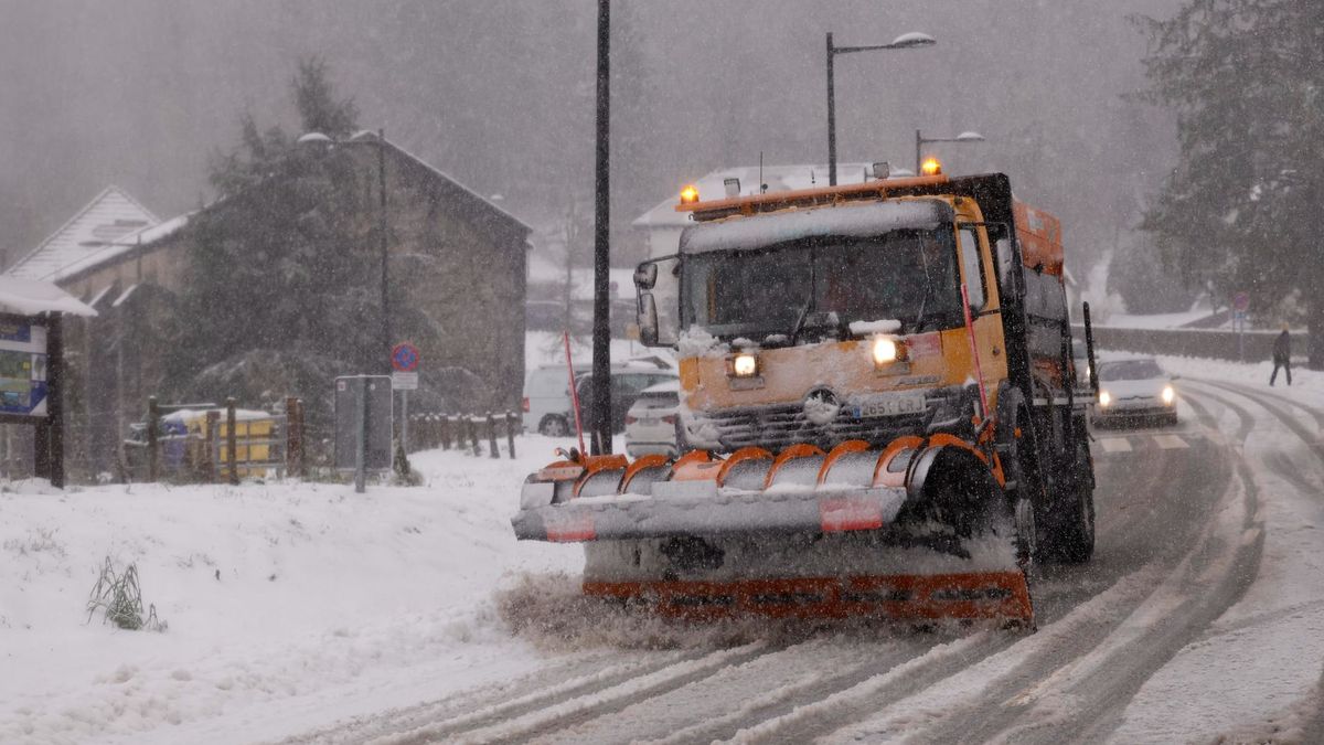 Temporal de nieve en Roncesvalles