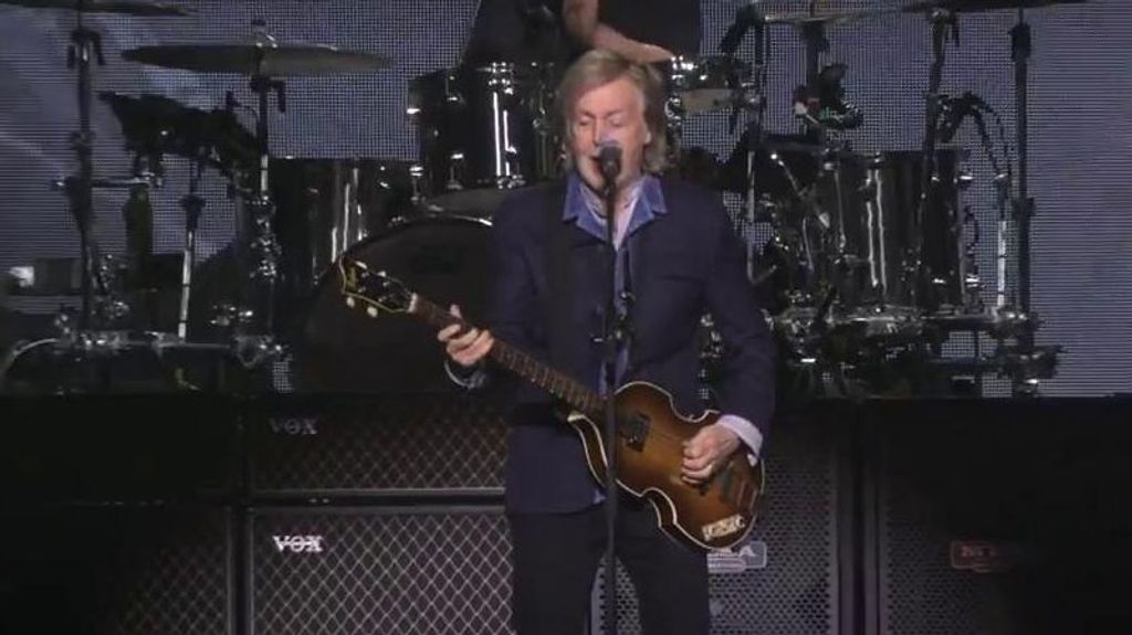 Paul McCartney, la estrella de los Beatles, una vez más en el escenario del WiZink Center