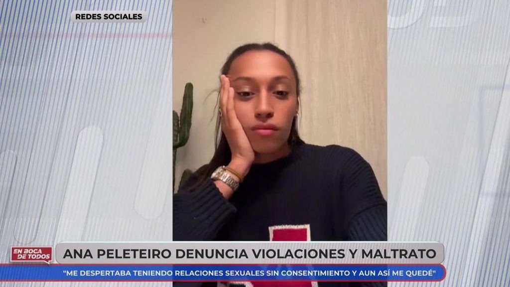 Ana Peleteiro denunciando el maltrato que sufrió