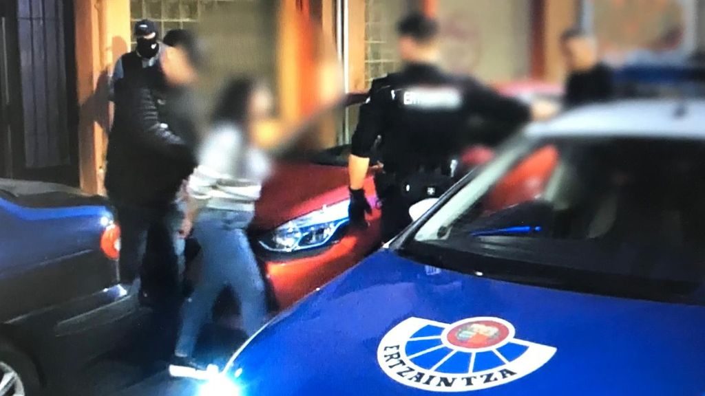 Imagen captada durante la operación policial