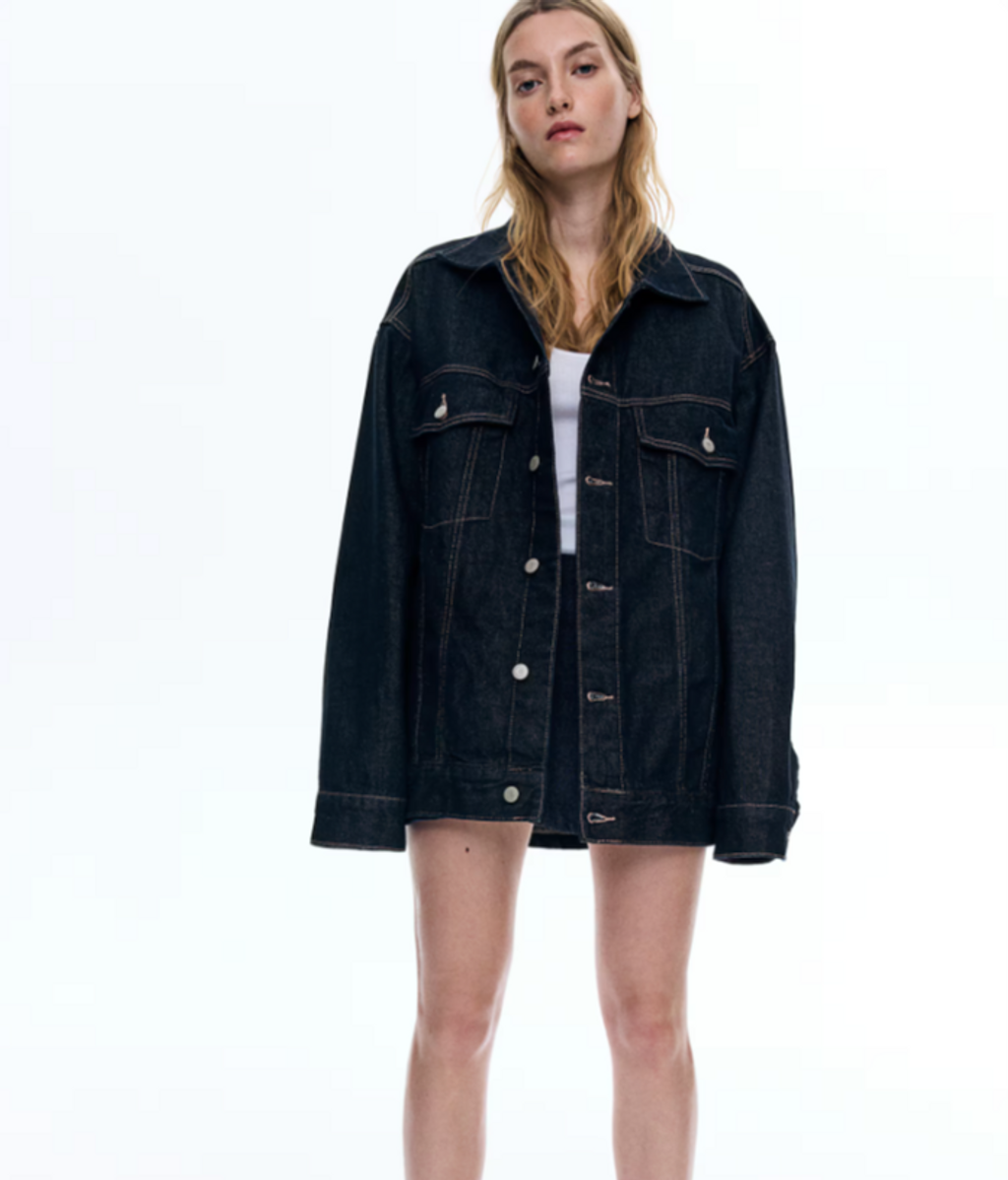 Chaqueta vaquera oversize