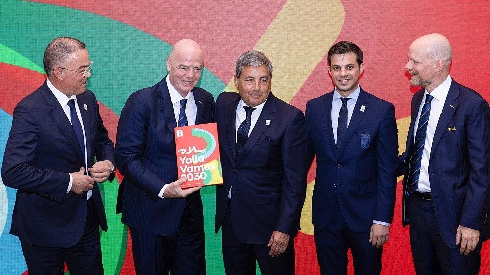 España, Portugal y Marruecos presentan a la FIFA el dosier de la candidatura conjunta del Mundial 2030 España, Portugal y Marruecos presentan a la FIFA el dosier de la candidatura conjunta del Mundial 2030