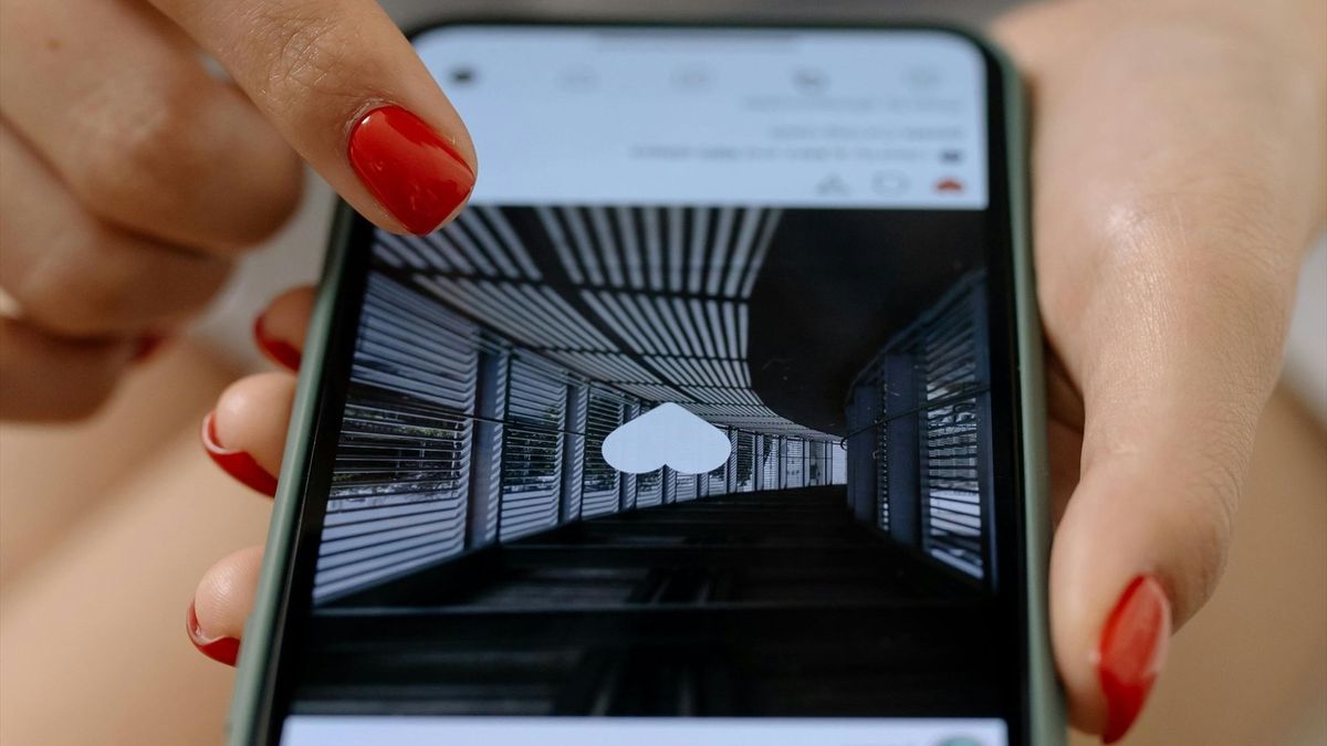 Interfaz de Instagram con un 'Me gusta'