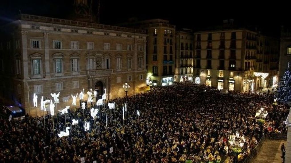 Un belén con pasado en Barcelona