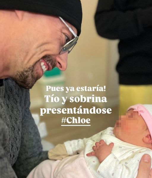 Adrián Lastra y su sobrina