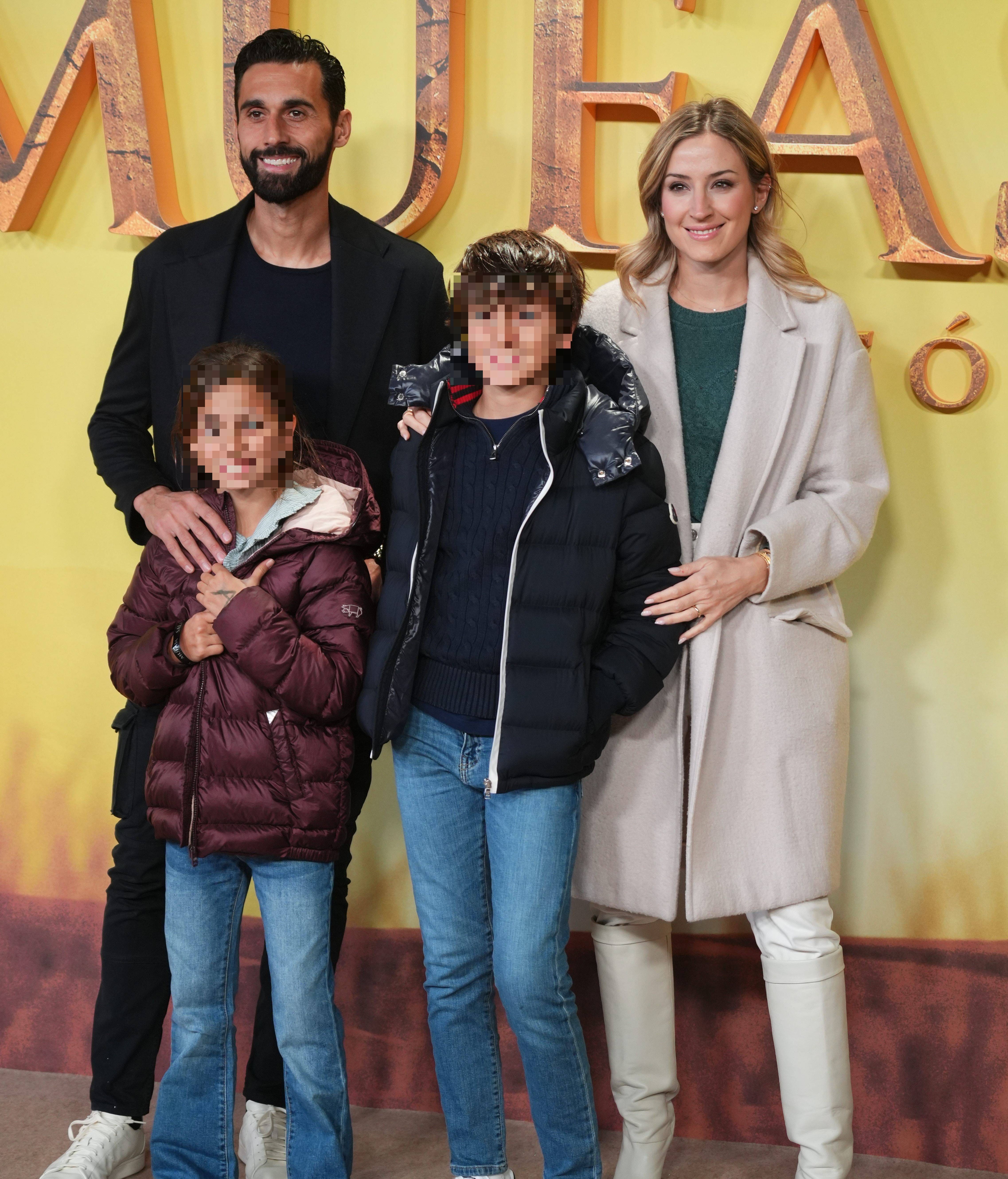 Álvaro Arbeloa y Carlota Ruiz