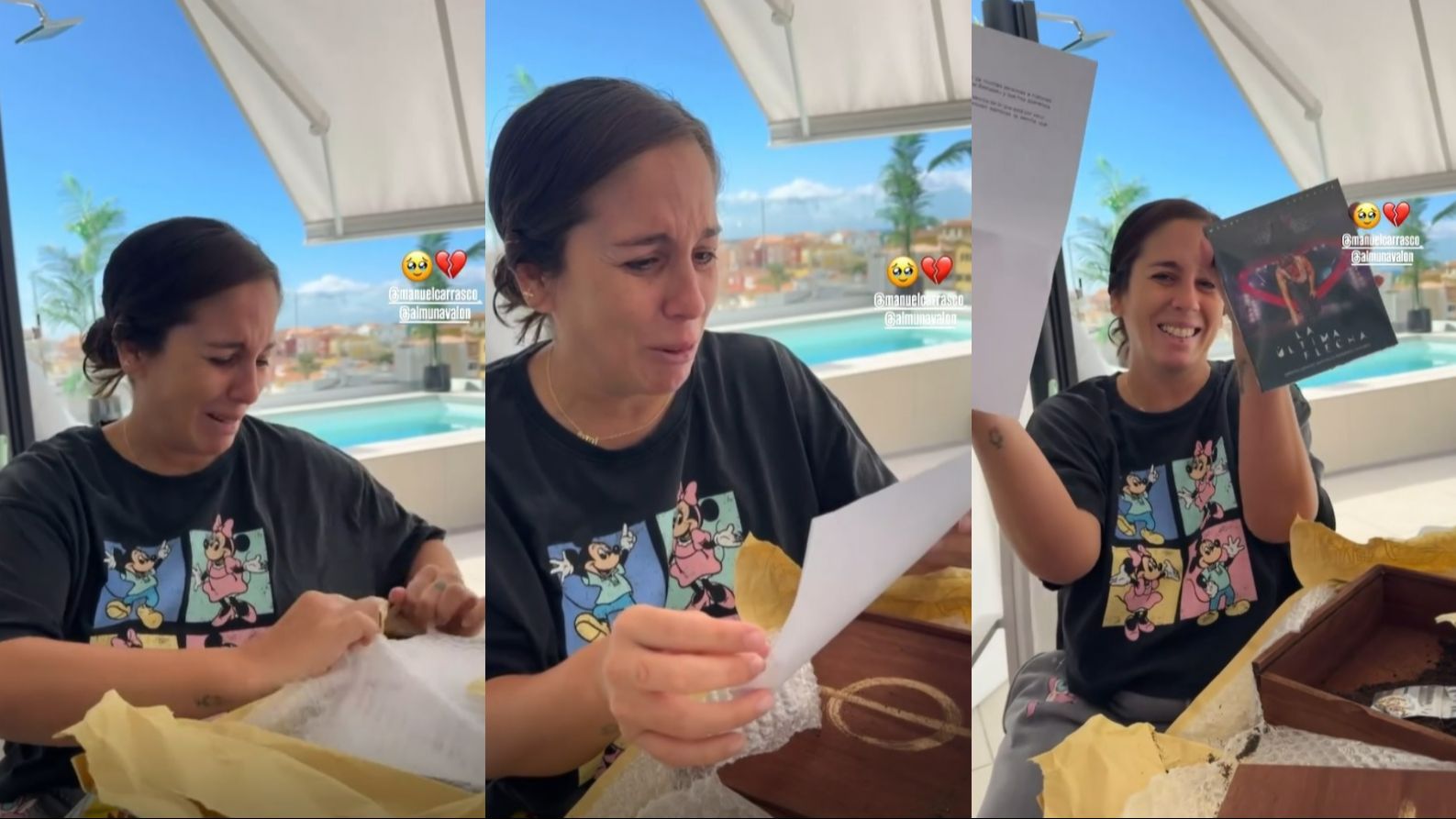 Anabel Pantoja, emocionada con el regalo que le ha enviado Manuel Carrasco