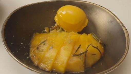 El papillote de mango de Jordi Roca