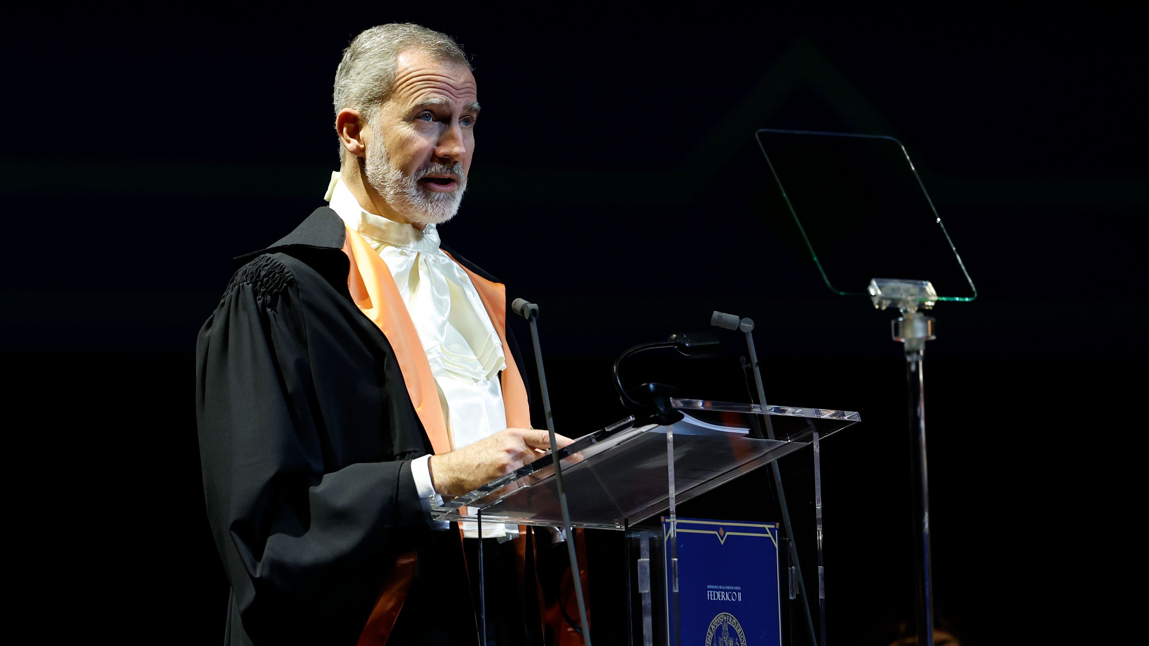 El rey Felipe, Doctor Honoris Causa por la Universidad Federico II de Nápoles