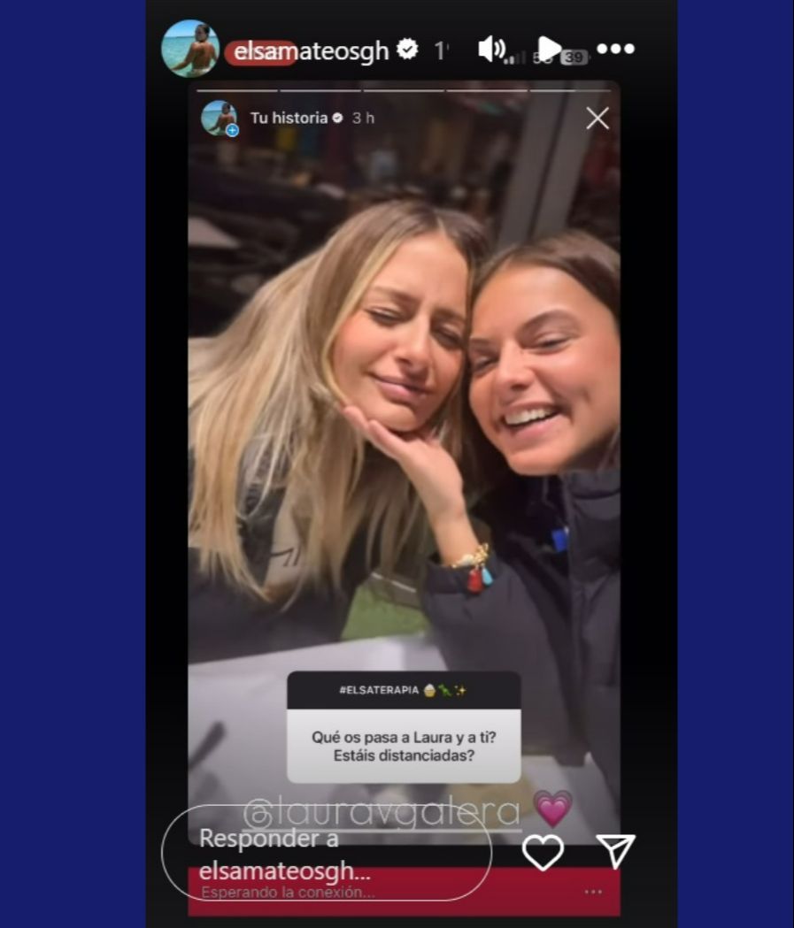 Elsa presume de amistad con Laura