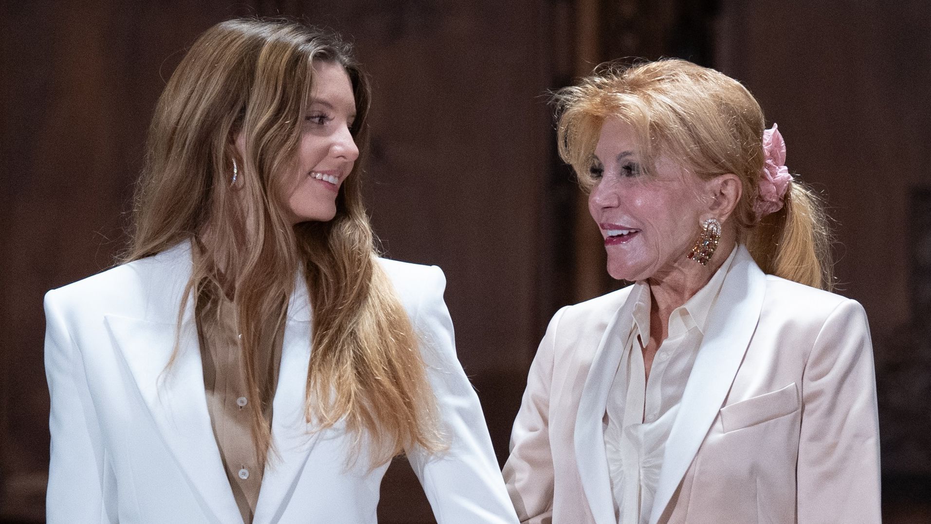 La baronesa Thyssen y su hija Carmen