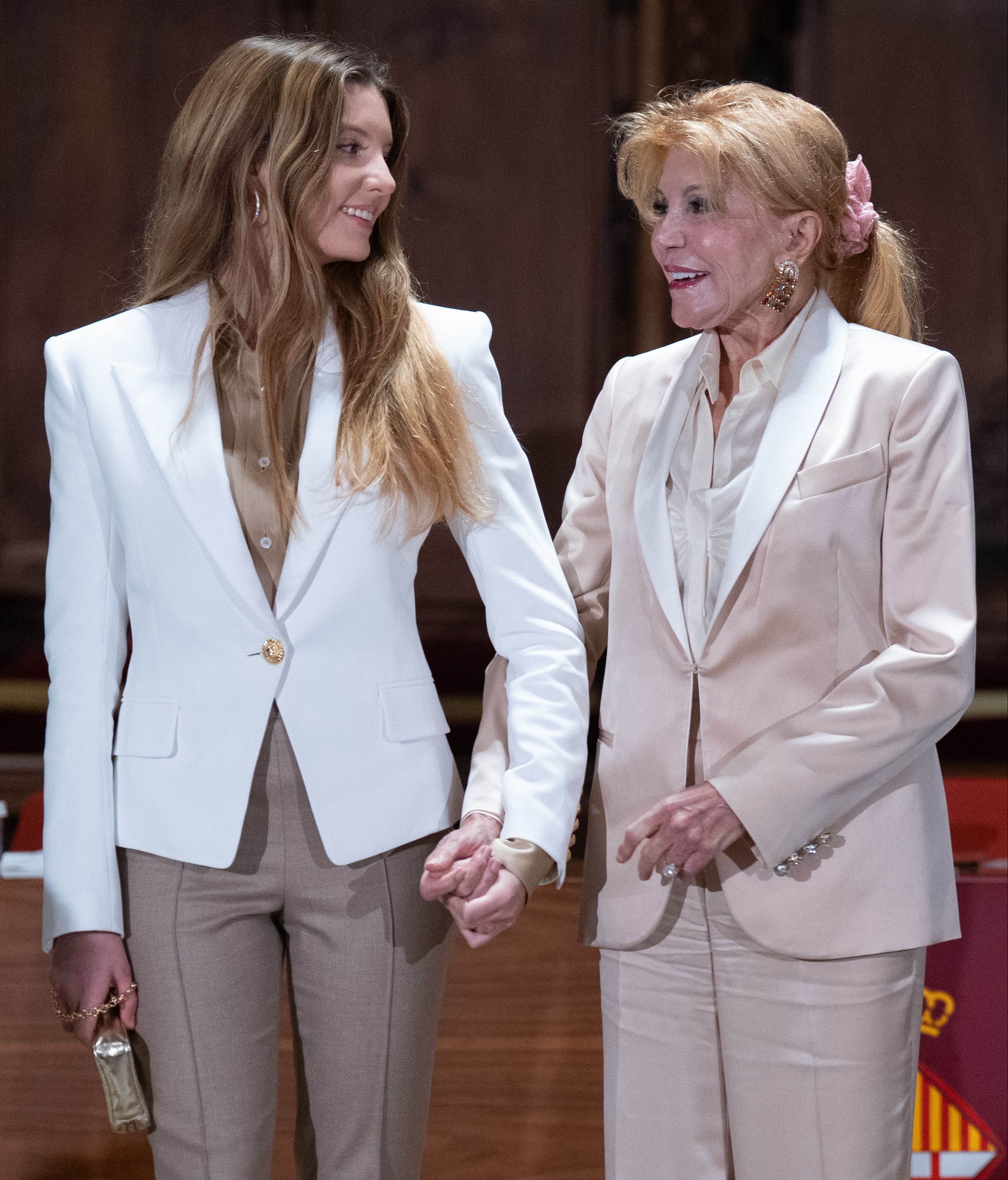La baronesa y su hija Carmen