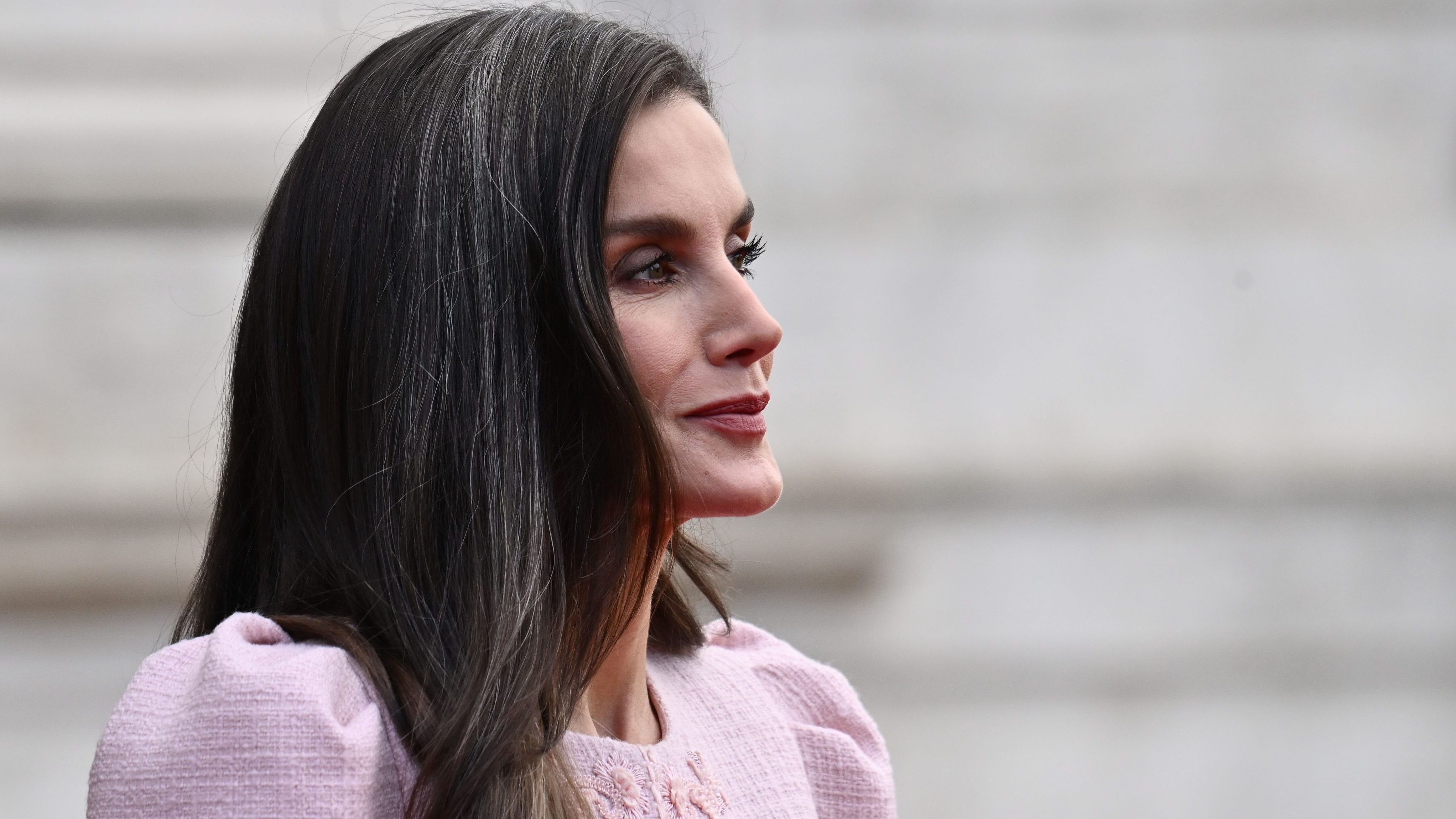 La reina Letizia en Italia.